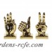 Ivy Bronx Caban Modern Hand Sign 3 Piece Figurine Set IVBX3493